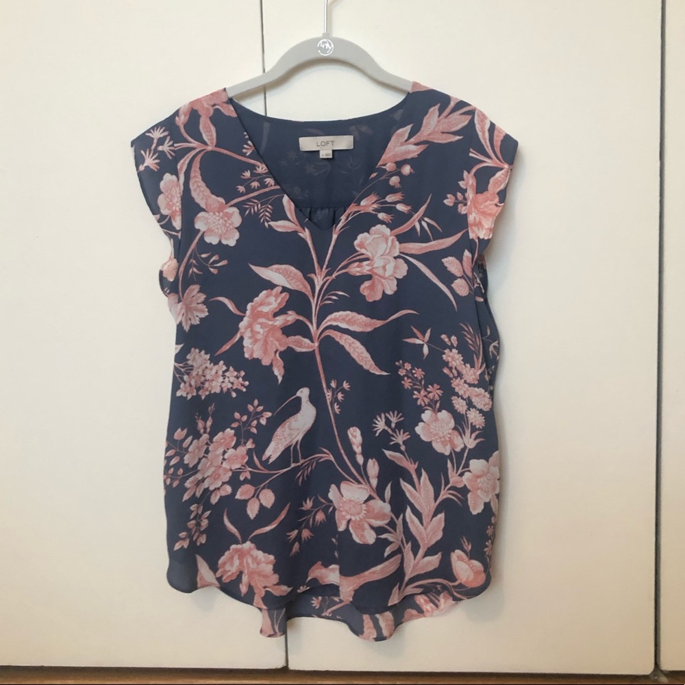 Ann Taylor Loft sleeveless shell top